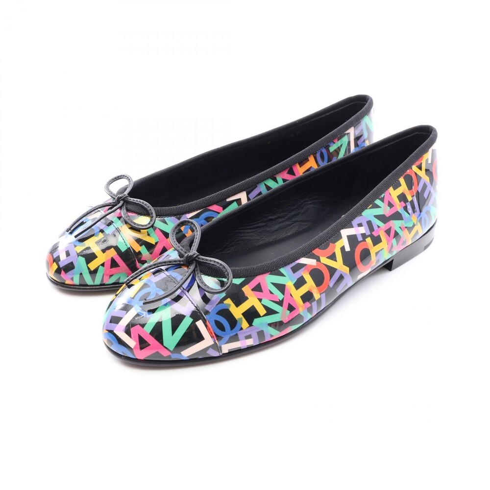 Chanel Ballerina Log Print Pumps Shoes #332098C12B